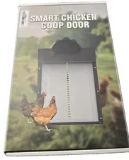 Smart Automatic Chicken Coop Door Solar Powered WiFi App Control Weather Proof
