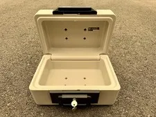 Sentry Safe 1150 Fireproof Lock Box Safe Chest with 2 Keys Portable