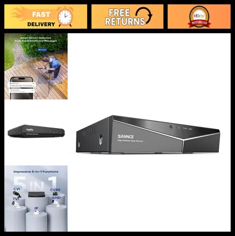 16CH 1080P DVR Security Recorder, Motion Detection, Email Alerts, HDMI Output, N