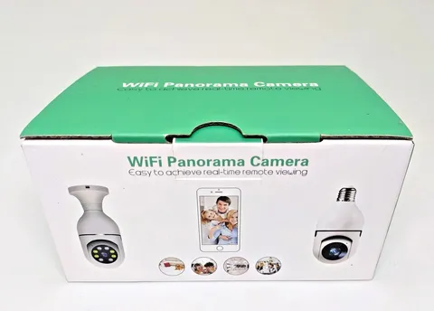 WiFi Panorama Camera Bulb IP/Network Wi-Fi Night Vision White Indoor/Outdoor