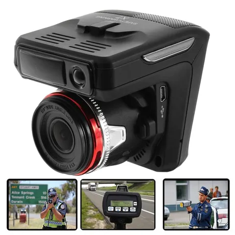 3in1 Laser Radar Detector 2.4" 1080P HD Car DVR  Dash Cam Camera Video Recorders