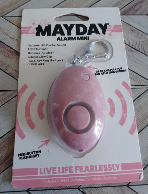 Mayday Mini Alarm Personal Safety Alarm For Purse Key Ring Backpack Or Belt Loop