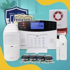HOMSECUR Wireless &wired WIFI 4G GSM Home House Alarm System+Red Flash Siren