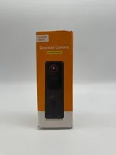 Ring DoorBell Camera AI Human Detection Black Used With Box