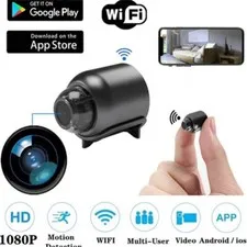 Camara De Seguridad Wifi 1080P HD Inalambrica Con Vision Nocturna Audio y Video