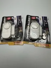 INTRUD ALERT Battery Door Alarm System-Windows,Cabinets,Doors, & House Security!