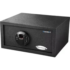 HQ100 0.69 Cu. Ft. Steel Biometric Keypad Safe with Digital Keypad, Black