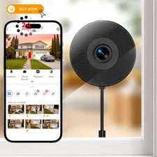 2K 3MP Window Camera, 5GHz & 2.4GHz WiFi Dome Cameras for Home 1 Pack