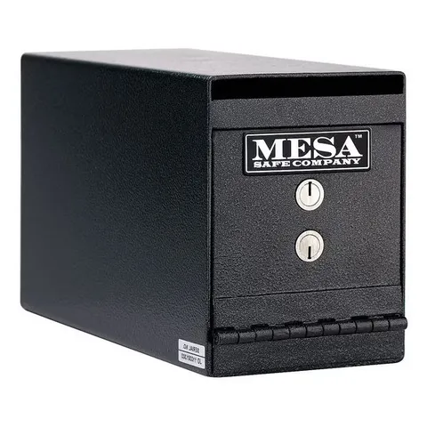 Mesa Safe Co Drop Slot Depository Safe with Dual Keyed 22 lb, 0.2 cu ft, Steel