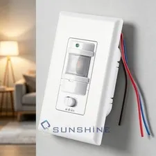 PIR Occupancy Motion Detector Light Switch Automatic On/Off Infrared In-Wall