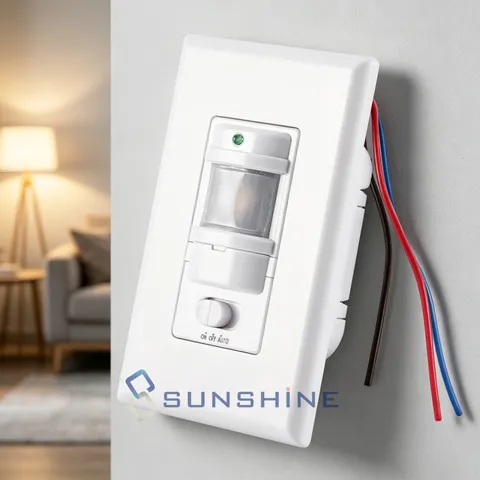 PIR Occupancy Motion Detector Light Switch Automatic On/Off Infrared In-Wall