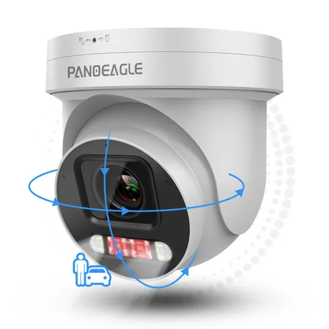 4K AI IP POE PTZ Camera, 8MP PTZ Security Camera Outdoor