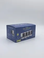 Kangaroo Indoor + Outdoor Cam 1080p Wired Weatherproof Siren IP Cameras 4-Pack
