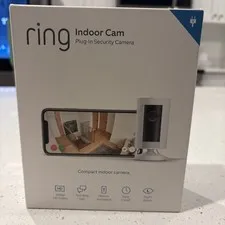 Ring Indoor Cam 1080p Wi-Fi IP Plug-In Indoor Security Camera, White