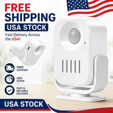 Motion Sensor Alarm with 20s Custom Voice Recording - 120dB Loud Indoor 1 Sensor