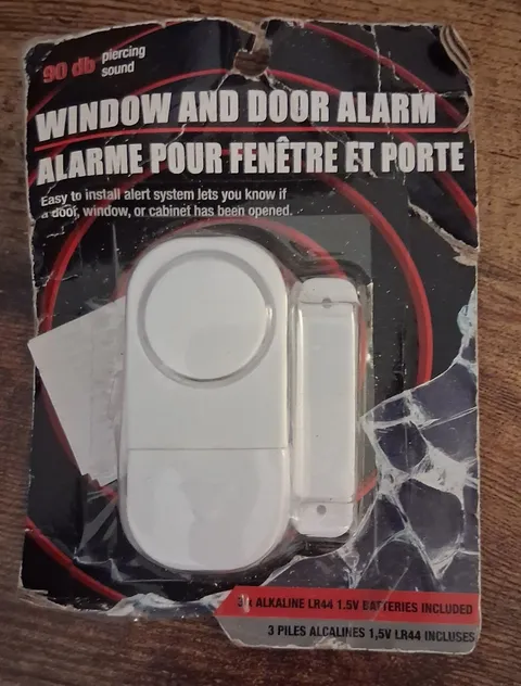Window and door alarm with 90 dB piercing sound #security #alarm