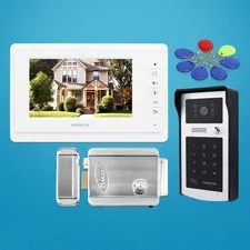 7inch Video Door Intercom System with Mute Mode for Home Security for Apartment