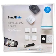 SimpliSafe 1444290 10 Piece Home Security System HD Camera Open Box