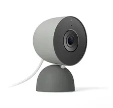 Google Nest Cam Wired (3rd Gen) - 2K Video & Gemini - Indoor – Hazel - VG in Box