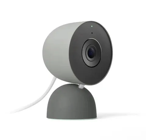 Google Nest Cam Wired (3rd Gen) - 2K Video & Gemini - Indoor – Hazel - VG in Box