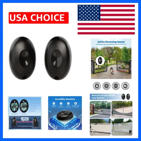 TC102 Safety Photocell Infrared Beam Sensor Photoelectric Motion Detector for...