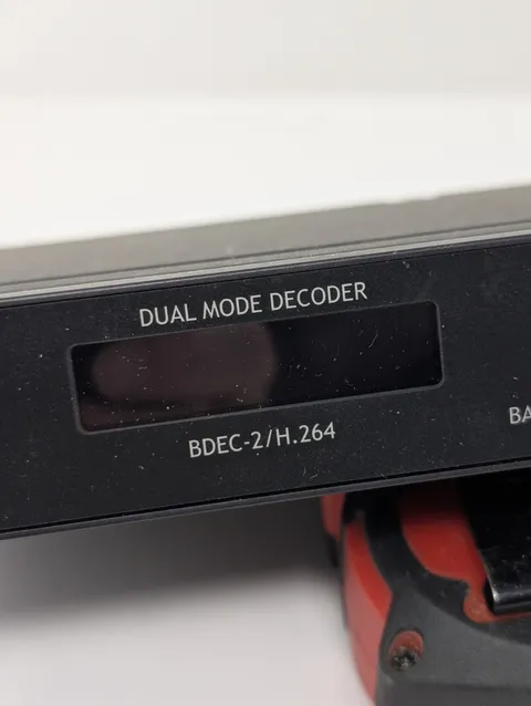 BMS BDEC-P2 Dual Mode Decoder BDEC-Pro Series 2 MPEG2 H.264 UNTESTED Parts