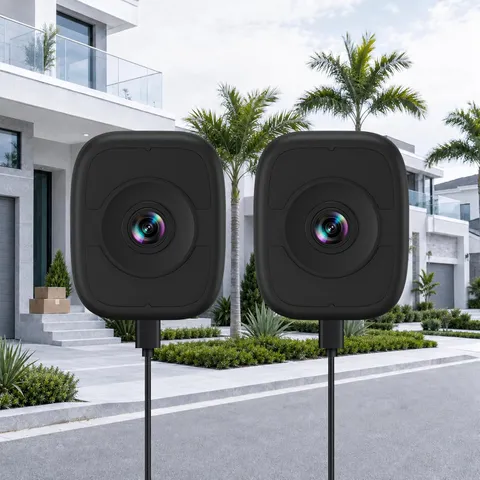3K 5MP Window Camera for Home Security Indoor Magnetic Mount, 2Pack No Drill 5Gh