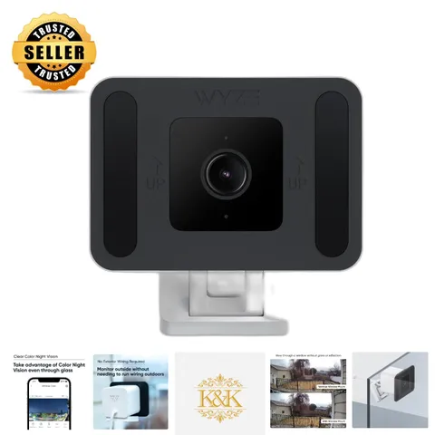 High-Performance Window Mount for Cam OG, v3, v3 Pro, v4 - Clear All-Angle View