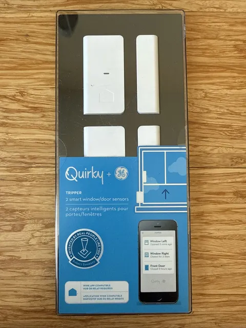 Quirky + GE Tripper Smart Door & Window Sensors – 2 Pack