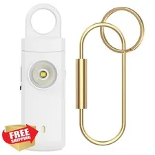 ANKOSHUN Personal Alarm AKS White Keychain
