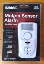 SABRE Wireless Motion Sensor Home Security Burglar Alarm with 4 Digit Keypad NEW