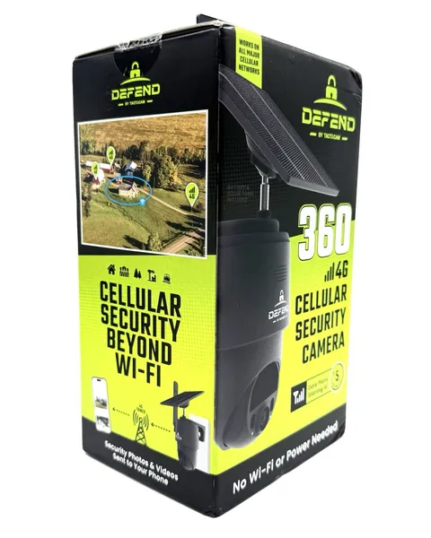 Defend by Tactacam 360 Cellular Security Camera DFD-PTZ01 With Battery Pack