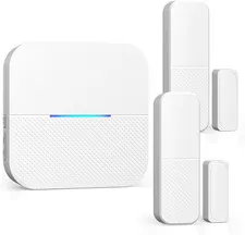 Door Alarms When Opened Wireless Ring Chime Sensor Alarm for Business/Home/Kids 