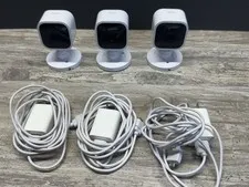 Set of 3/ BLINK mini camera 1080p security camera G8V1-9001 With Power Cables