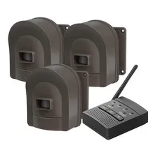 1/2 Mile Hosmart Driveway Alarm Wireless Sensor 1 receiver & 3 coffee sensors
