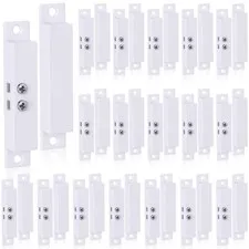 20 Sets Wired Magnetic Door Window Alarm Contact Sensor with Tape - Security Sys