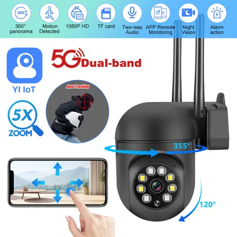 1080P Wireless 5G WiFi Security Camera System Smart Outdoor Night Vision Home US
