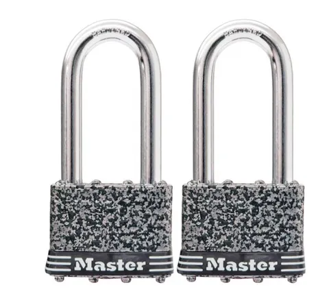 Title (≤80 characters) Master Lock 580TLJHC Outdoor Keyed Padlock 2‑Pack Keyed A