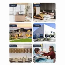 1-Wireless Doorbell Intercom Rechargeable Smart Intercom Doorbells For Home Real