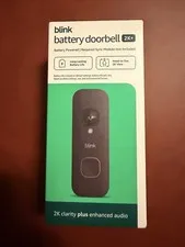 Blink Wireless Video Doorbell Newest Model 2K+ video doorbell, 2K resolution.
