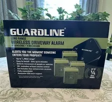 Guardline GL5000 Long Range Wireless Driveway Alarm 1/4 Mile Range Motion Sensor