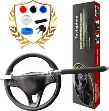 Black Steering Wheel Lock for Cars ,Wheel Lock, Vehicle Locker, Adjustable