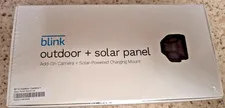 Blink Outdoor Solar Panel Charging Mount wireless security camera, New