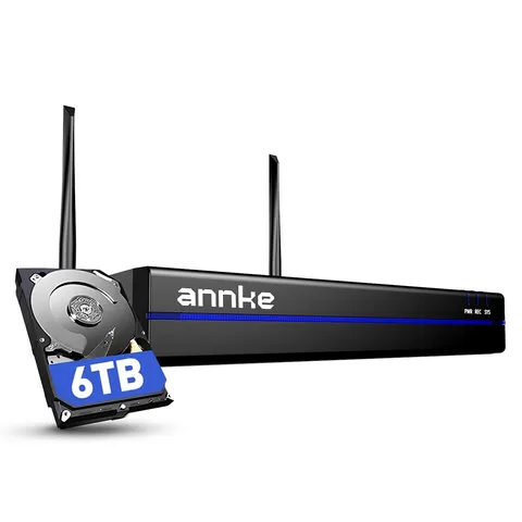 ANNKE 16CH NVR 8MP Wireless Network Video Reocder For WIFI IP Camera System 6TB