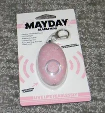Mayday Mini Alarm Key Chain - Pink