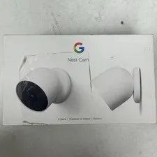 Google Nest Indoor/Outdoor Cam 2-Pack Wireless Security System - New/Open Box