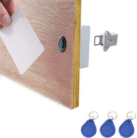 Invisible Electronic Cabinet Lock Hidden NFC Lock DIY RFID Lock Latch with US