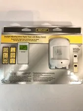 Defiant Daylight Adjusting Indoor Digital Timer with Motion Sensor