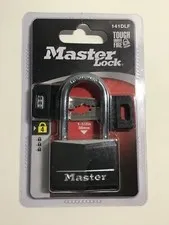 Master Lock-53210-One Padlock/Two Keys-1 1/2 in Shackle Clearance