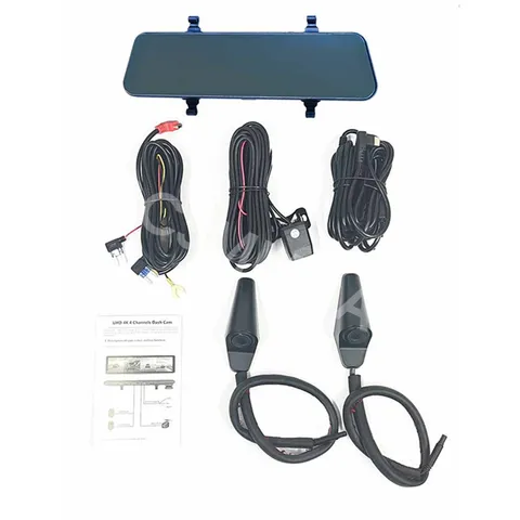 Touch Screen Car DVR 4 Lens Camera Dash Cam G-Sensor BSD Blind Spot Detection